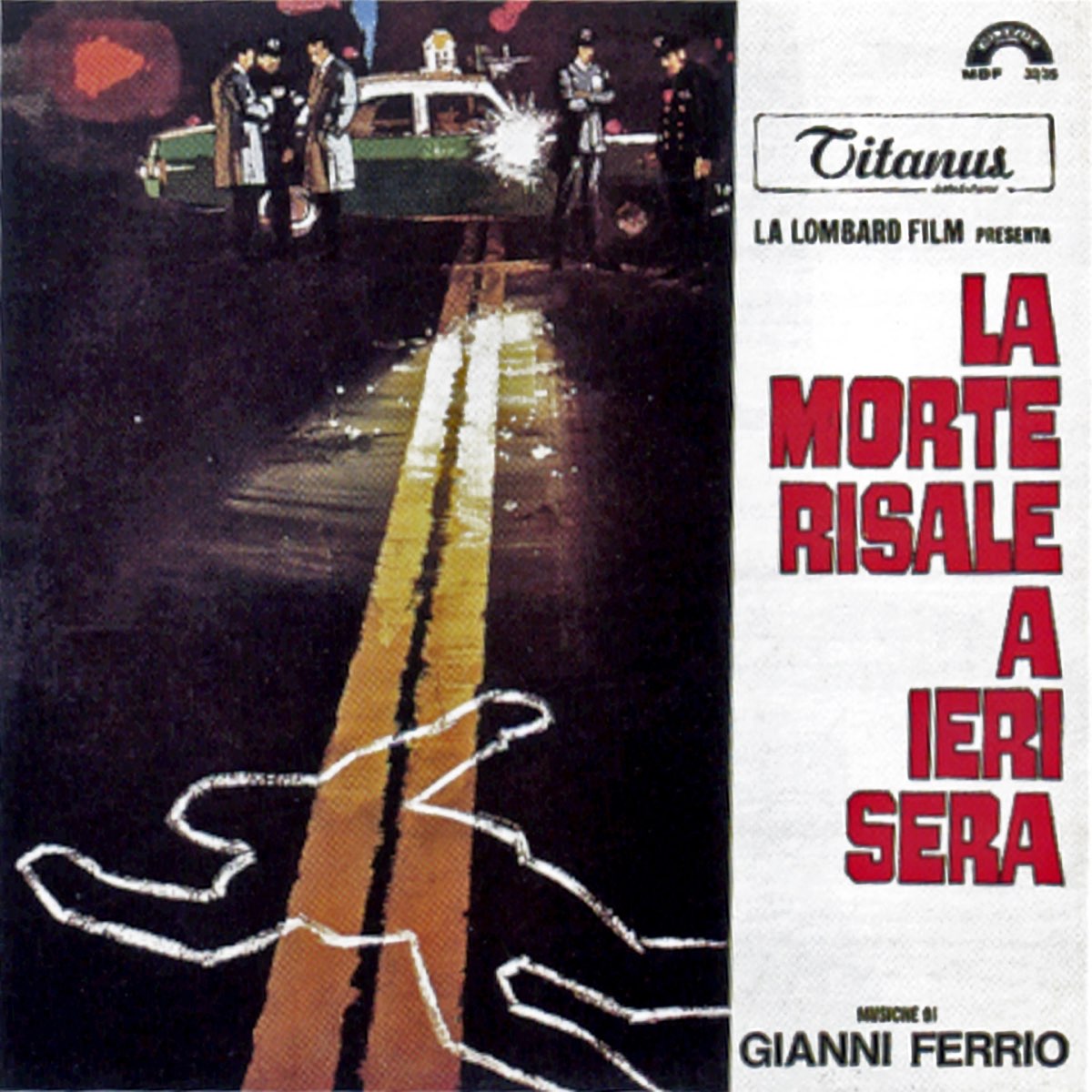 La Morte Risale A Ieri Sera Original Motion Picture Soundtrack By