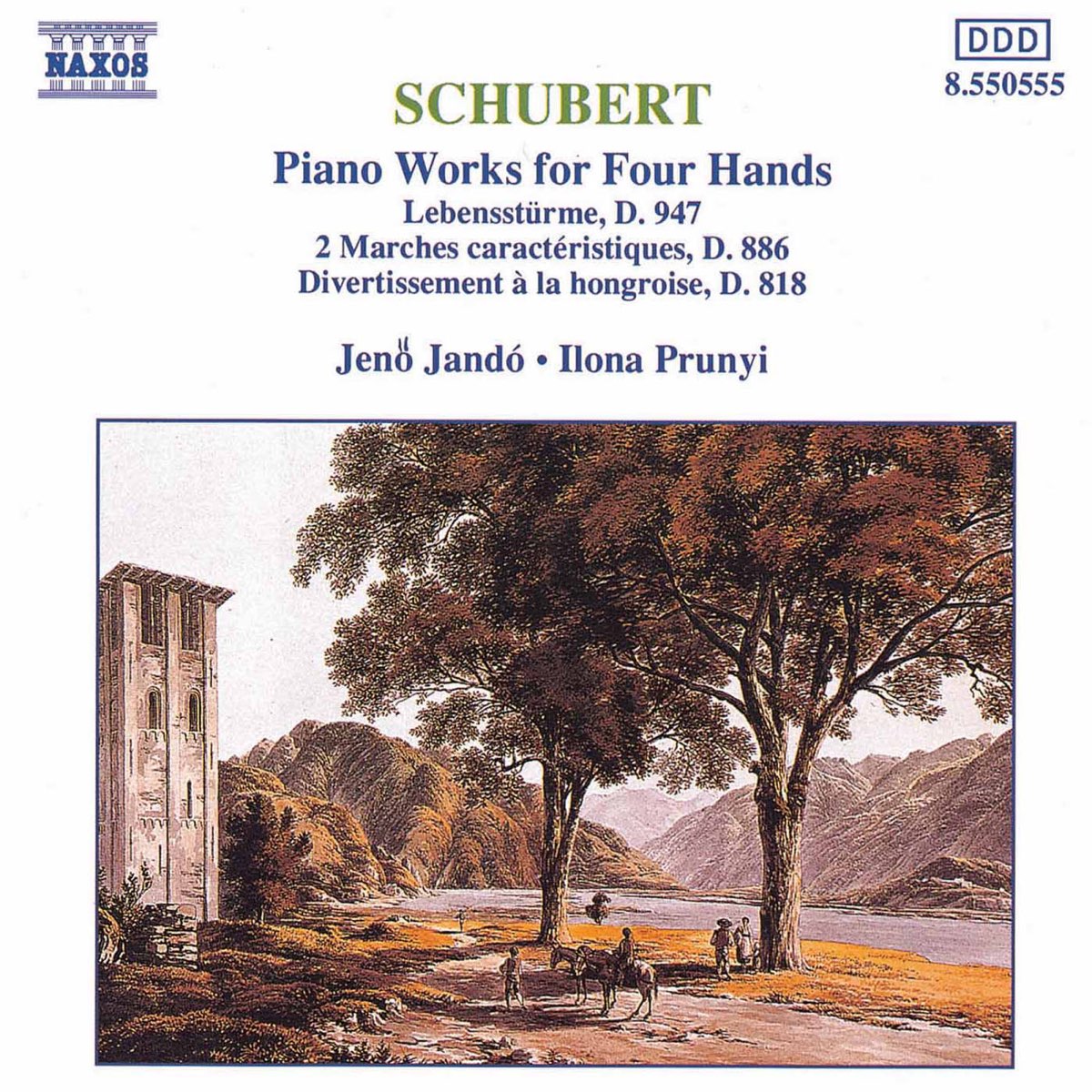 Schubert Piano Works for Four Hands Vol 1 de Jenő Jandó Ilona