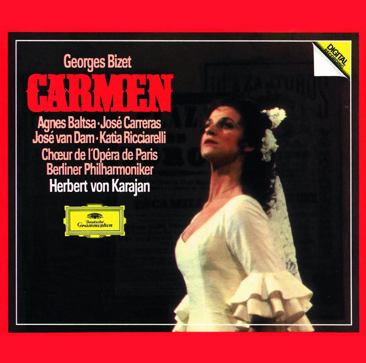 Bizet Carmen Album Cover By Agnes Baltsa Berlin Philharmonic Herbert