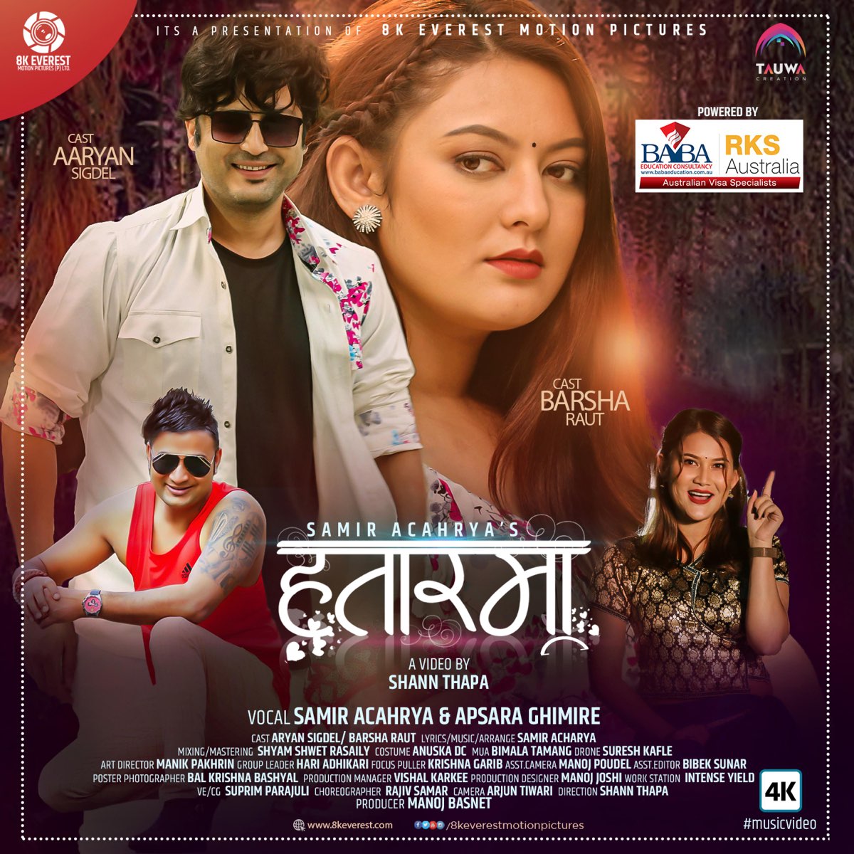 Hatarma By Samir Acharya Apsara Ghimire Single By Samir Acharya On