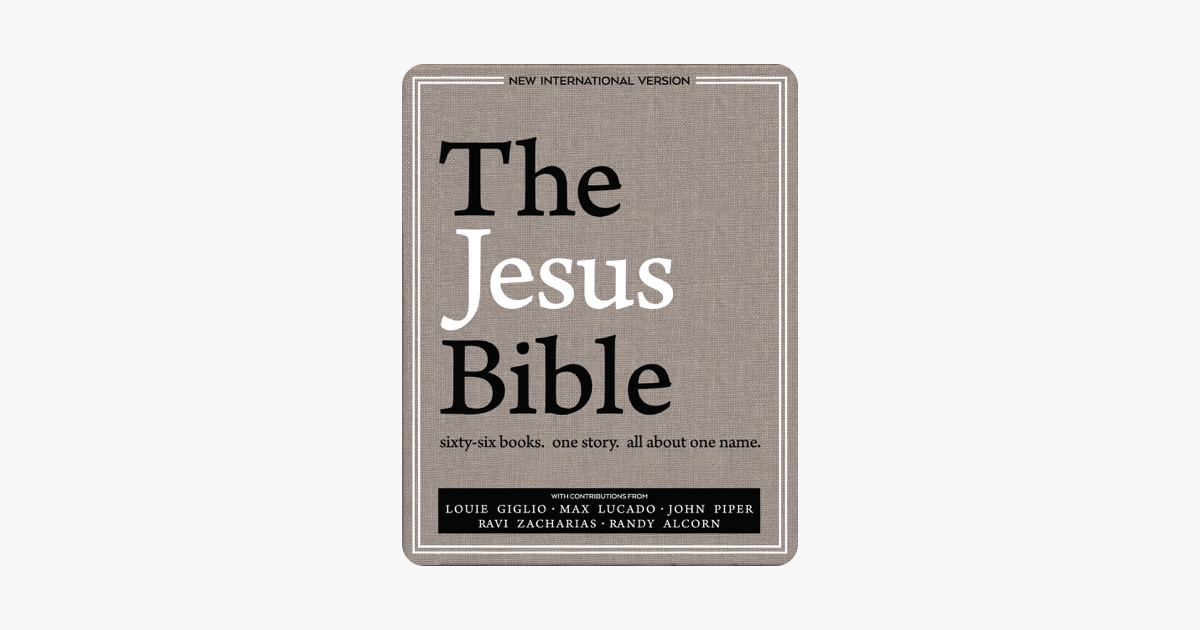 The Jesus Bible Niv Edition On Apple Books