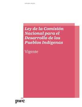 Ley De La Comisi N Nacional Para El Desarrollo De Los Pueblos