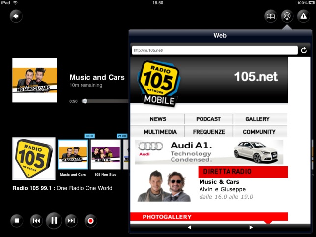 iRadio Screenshot