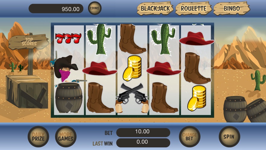 应用描述 cowboy casino - and addictive slot machine - bingo