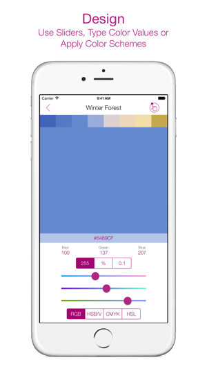 ‎AB Colors - Design Color Palettes Screenshot