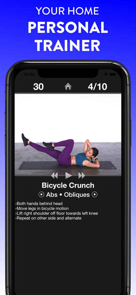 Daily Workouts Fitness Trainer Overview Apple App Store US