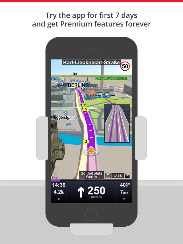 ‎Navigatore per auto: Mappe Screenshot