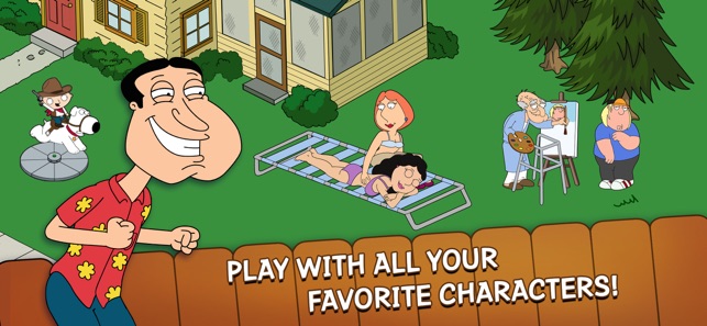 iphone资源 游戏 iphone冒险游戏 恶搞之家:探索之物 family guy the