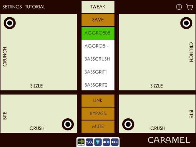 ‎Caramel - Crunch and Crusher Effects Processor Screenshot