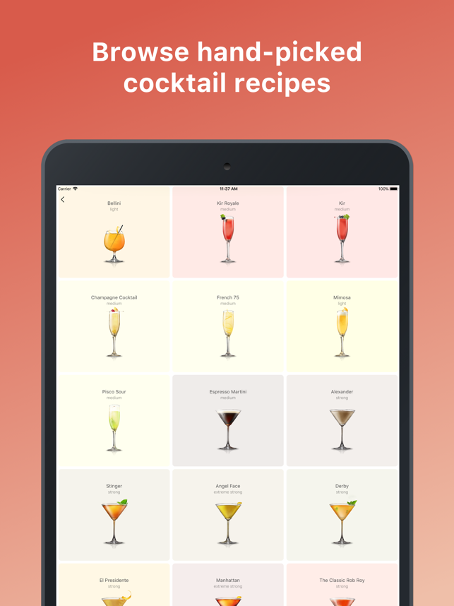 ‎Cocktail Flow - Drink Recipes Screenshot