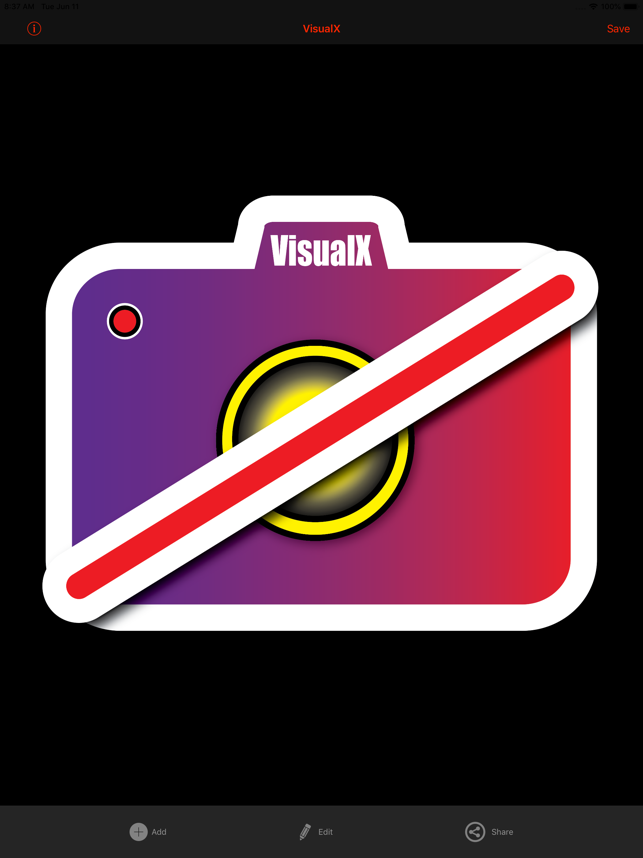 ‎VisualX Photo Editor & Effects Screenshot
