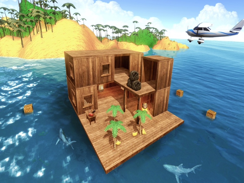 raft escape 3d survival game