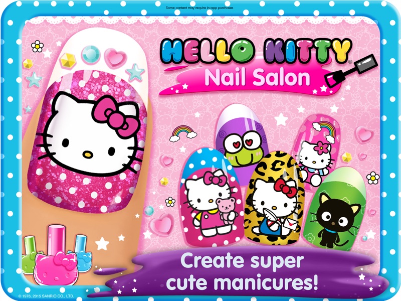 hello kitty nail salon