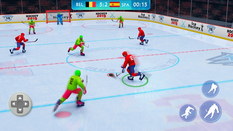 the best hockey sports game on ice floor having smooth game-play