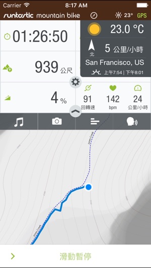 Runtastic 越野單車: 完整紀錄騎登山車活動 Screenshot