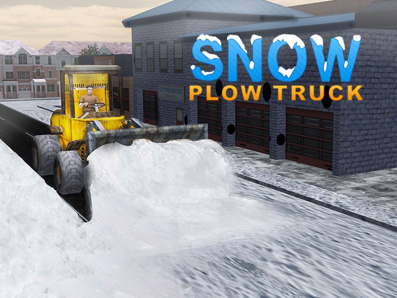 echt snow plow truck simulator 3d - operate schwere bagger kran