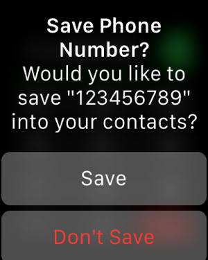 ‎Phone Dialer for Apple Watch Screenshot