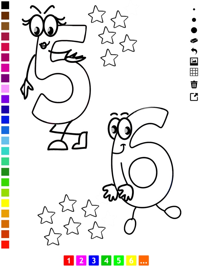 图画书 幼儿: 学习写和画 数字1到10