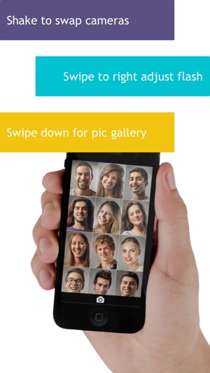 oSnap - The Perfect Camera for Selfie & Candid Photos Screenshot