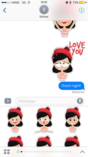 ‎Red Hat Stickaz Screenshot