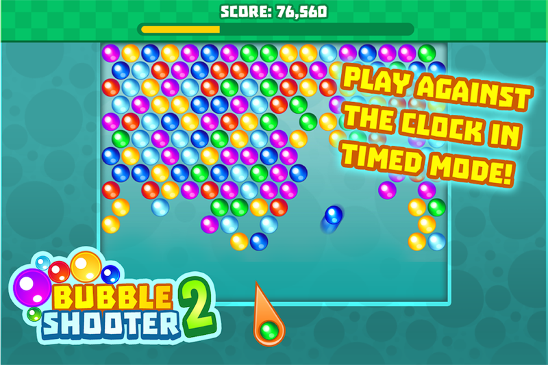 it has everything you the classic bubble shooter has and much