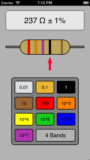 ‎Resistor CAL Ω Screenshot