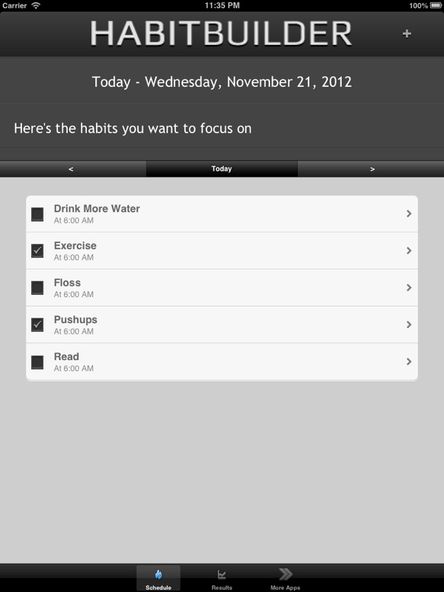 ‎Habit Builder - Positive Habits Screenshot