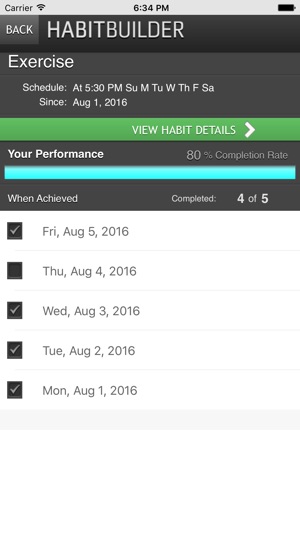 ‎Habit Builder - Positive Habits Screenshot