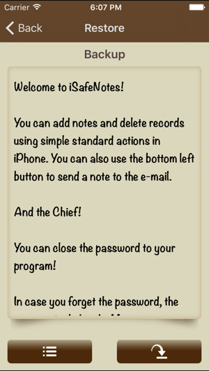 ‎iSafeNotes Screenshot