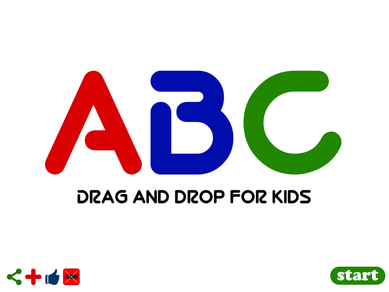 abc drag and drop for preschool kids