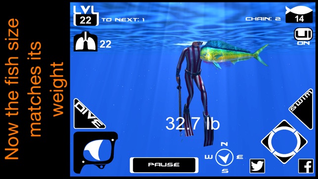 Freediving Hunter Screenshot