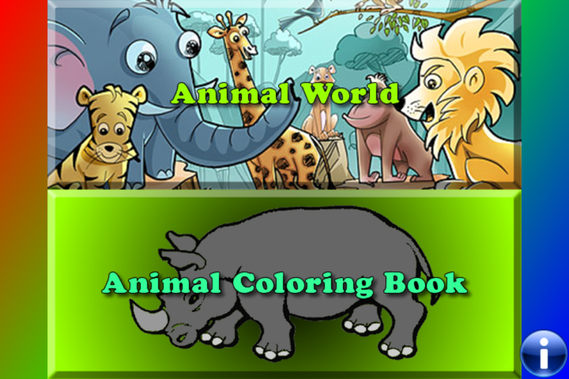 the animal world for toddlers and kids