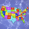 Advanced Puzzle Map Of USA will help you to learn the map’s shape, name and pronunciation of every state