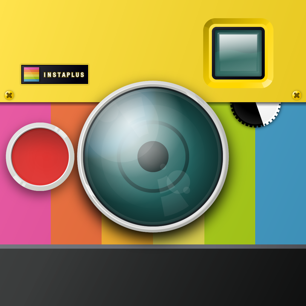 Instaplus - retro-style square pic camera with fast post-image editing