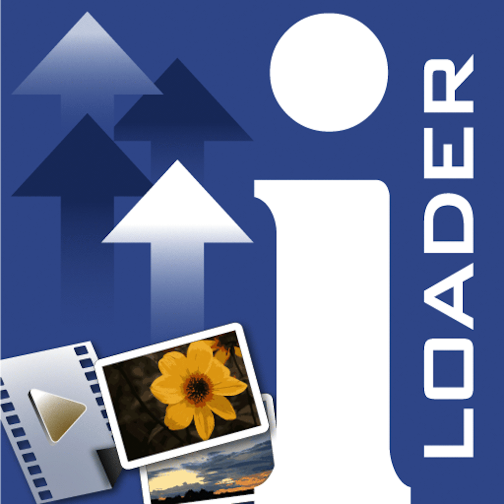 iLoader for Facebook - Photo Video Batch Uploader with Camera Effects and Filters icon