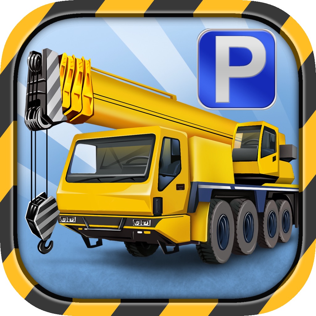 Crane Parking Simulator - 3D Construction Driving School Simulator Transport Games icon