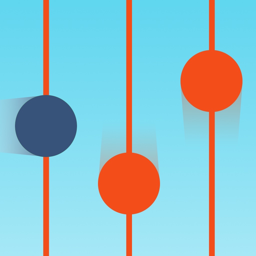 Jumpy Dots into The Line