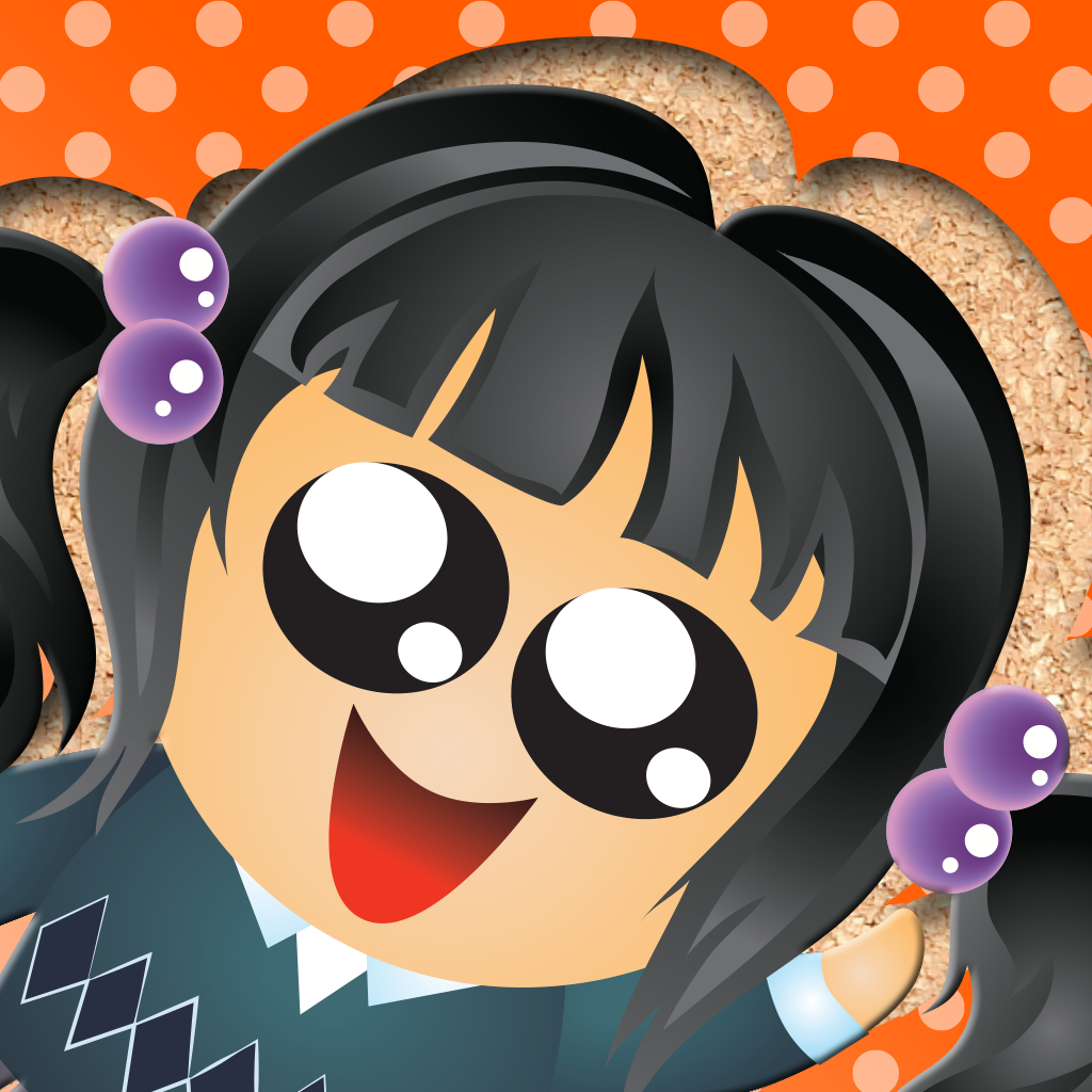 Play with Sakura chan - The 1st Free Chibi Jigsaw Game for kids and little ones age 1 to 4 icon