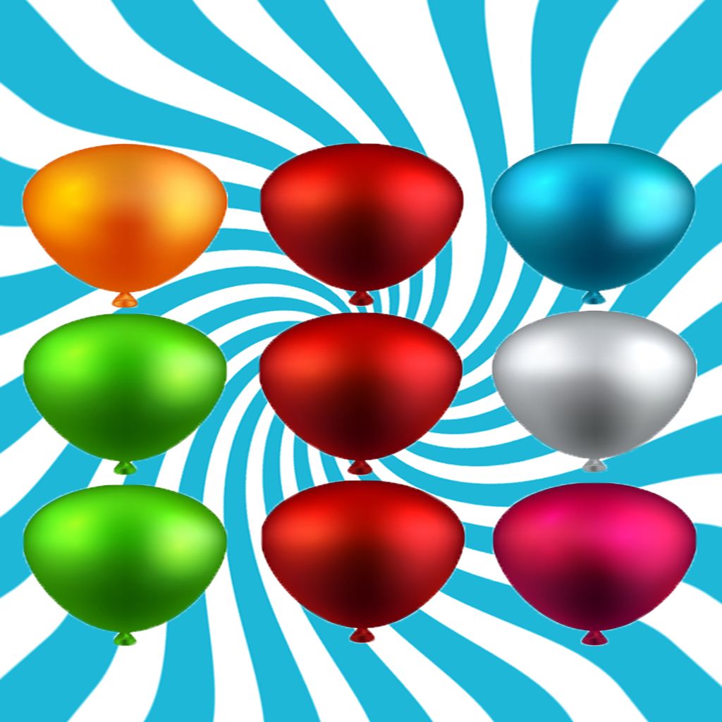 match 3 balloons game - fun removing groups of balloons of the same color