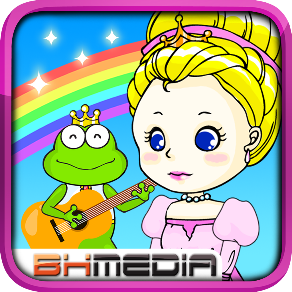 The Frog Prince - amazing interactive story and games for kids, learning made fun icon