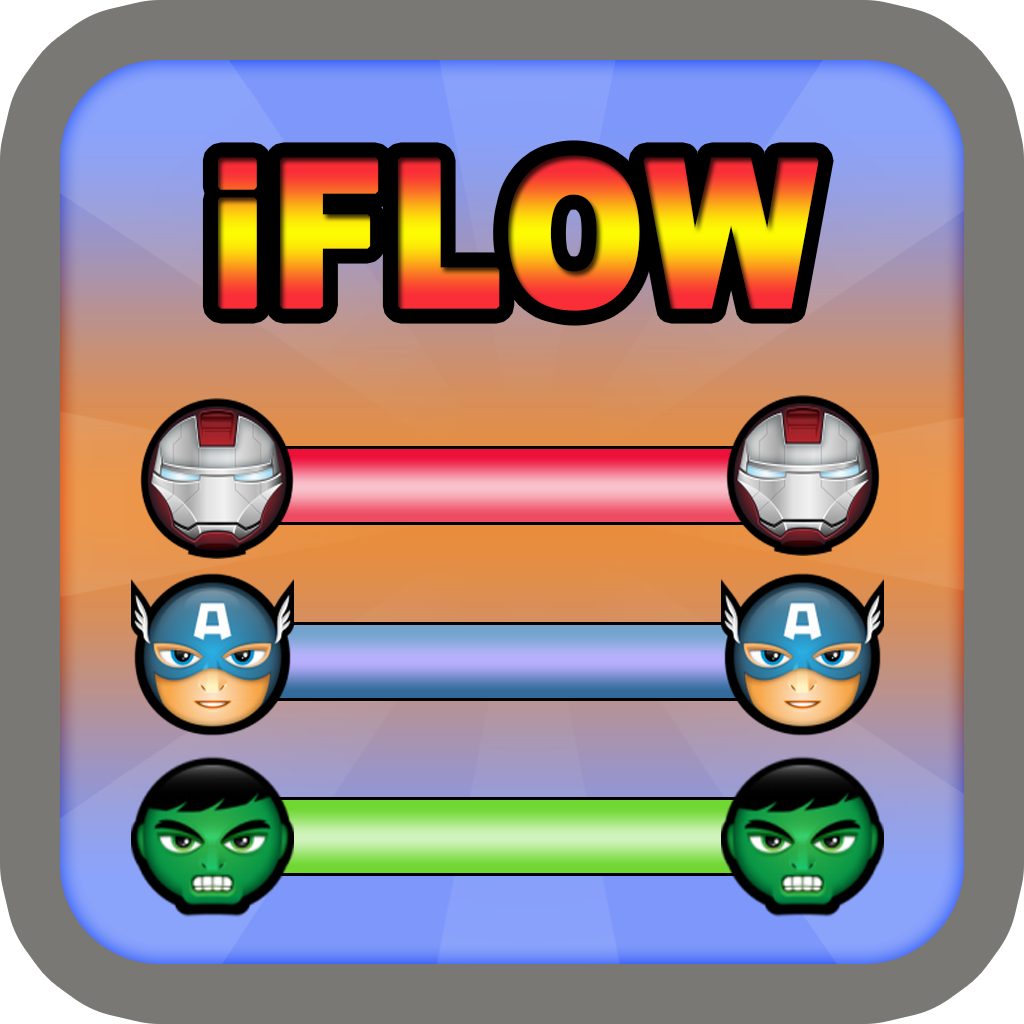 iFlow Super Hero Avatar : Free Flow Superhero Puzzle in Icons Colors Style For Every One icon