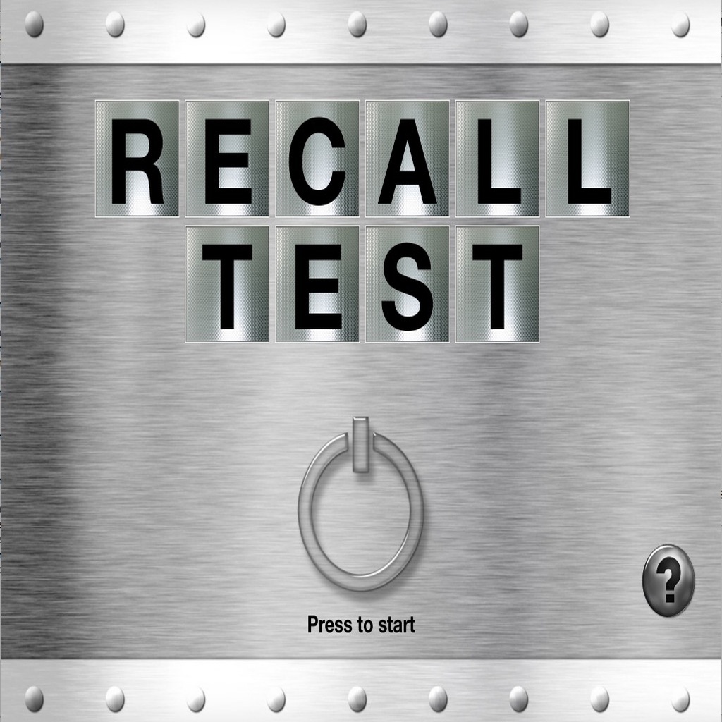 Tile Recall Test