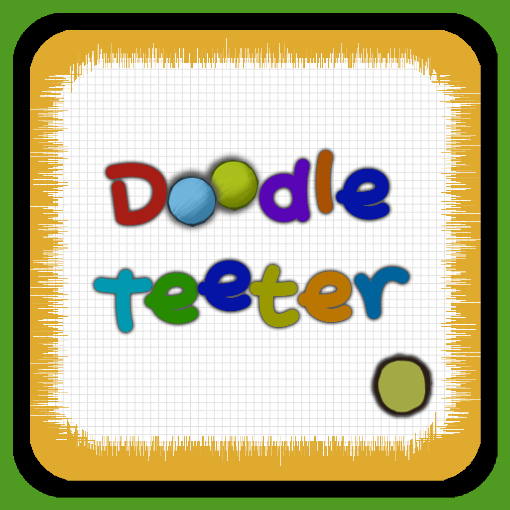 Teeter Doodle HD - A Gravity Tilt Game icon