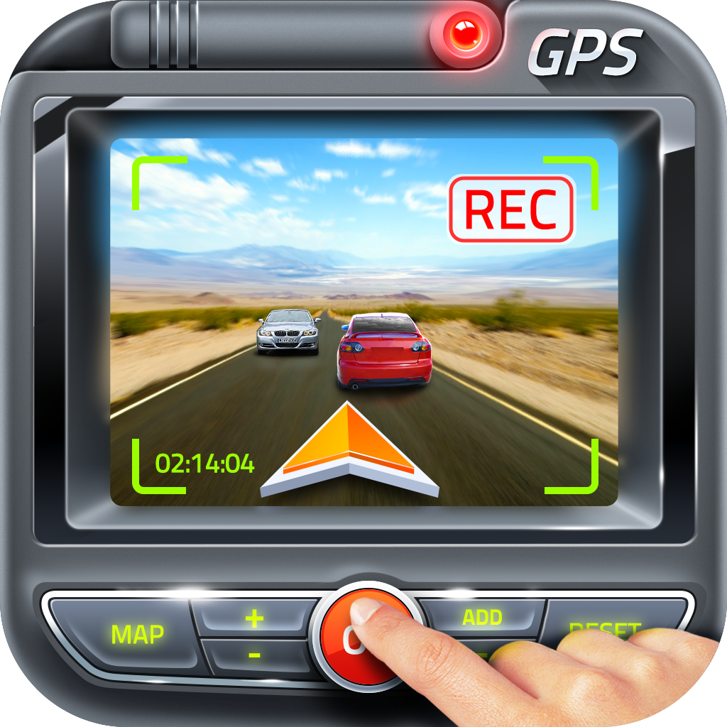 GPS, Car Video Recorder, Trip Computer, Speed Tracker, HUD and Speedometer.