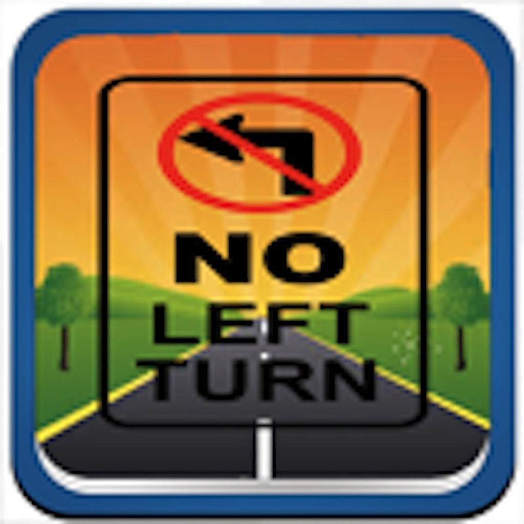 No Left Turn Road Sign Match Edition