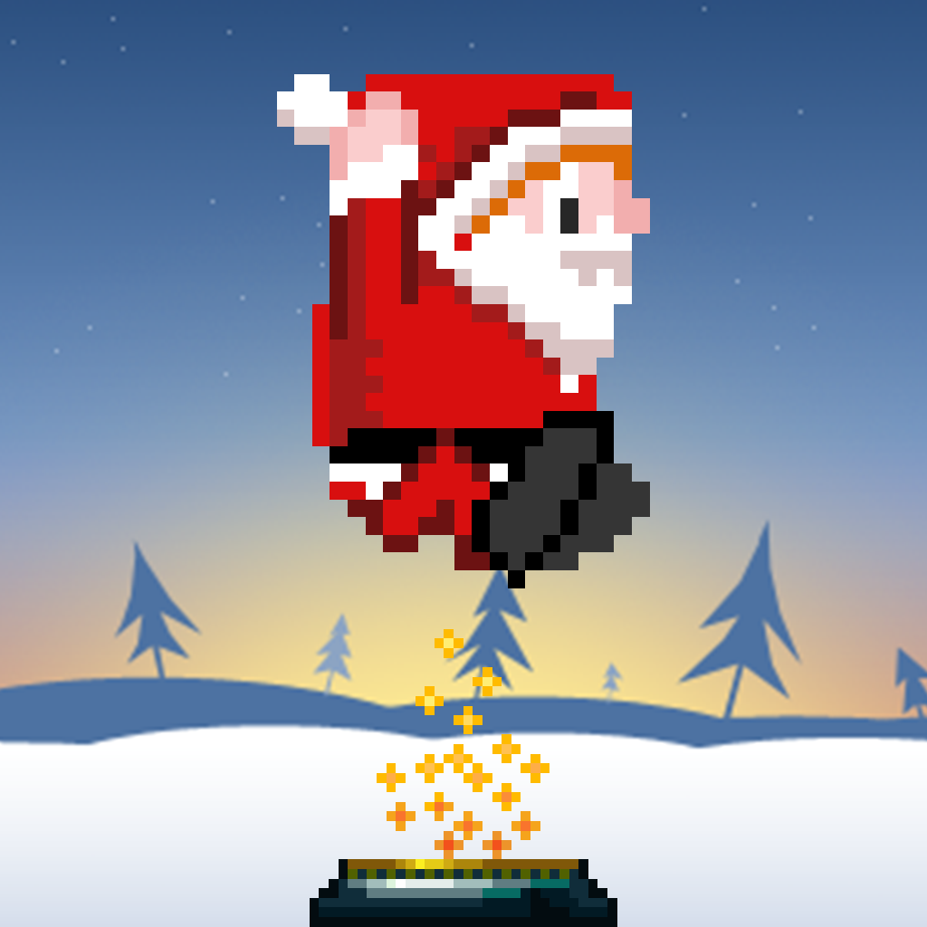 Rocket Santa Free icon