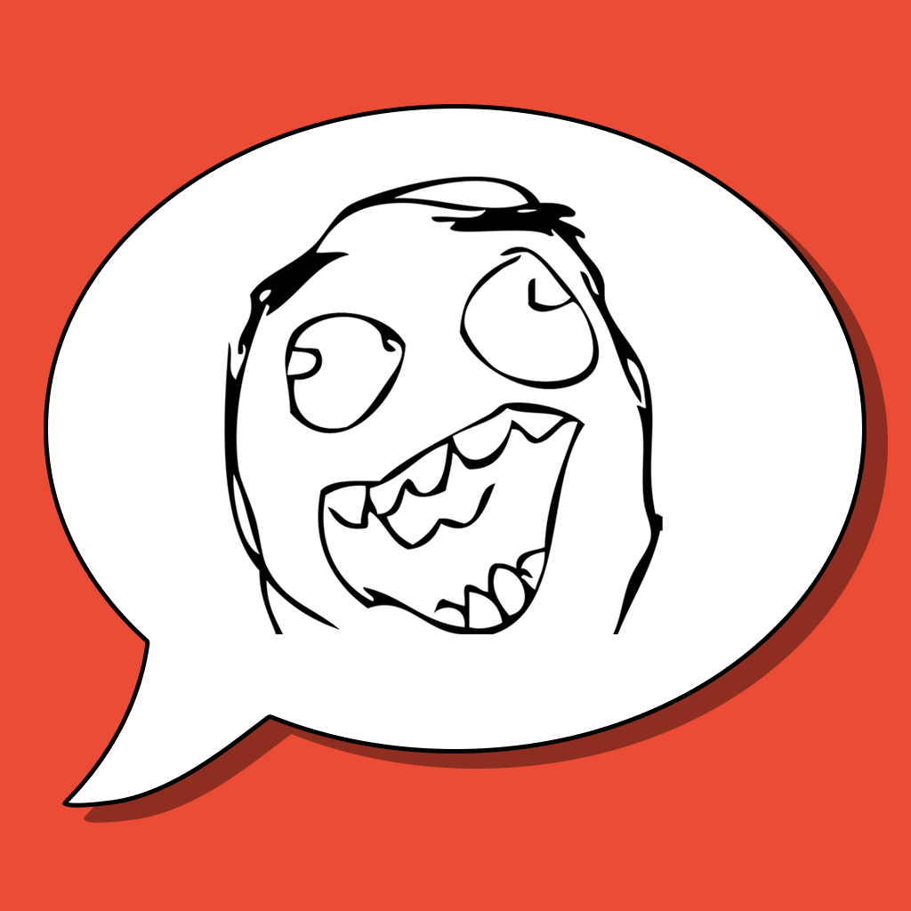 Rage Faces - A iFunny Photo Booth Editor App with Meme Comics and Stickers for Your Pictures icon