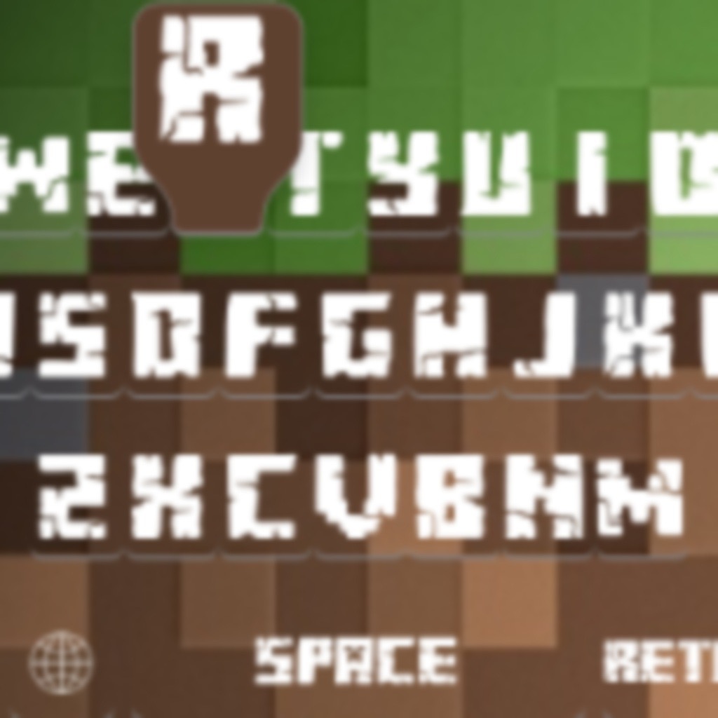 Pixel Keyboard - Minecraft Theme Pixel Keyboard - Minecraft Theme