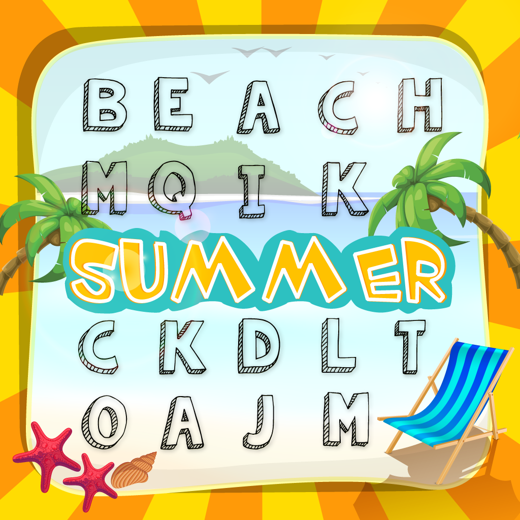 Word Search Summer icon