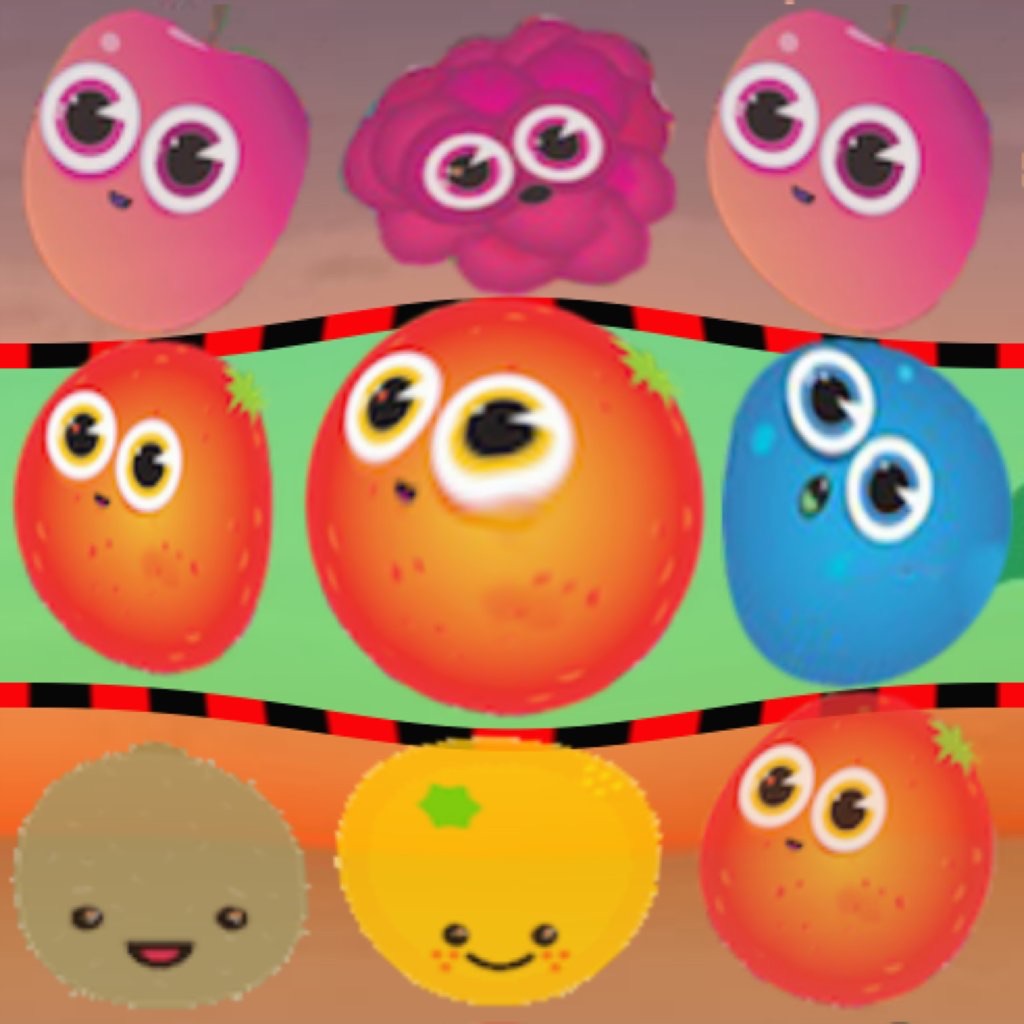 3 Fruit Match-Match 'em up icon